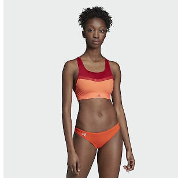 Adidas Don't Rest Medium Support Sports Bra | Black, White | DY5039 | 36B - Picture 1 of 4